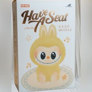 POP MART LABUBU Have A Seat Plush Vinyl Blind Box Figurine NEW Sealed Collectibl